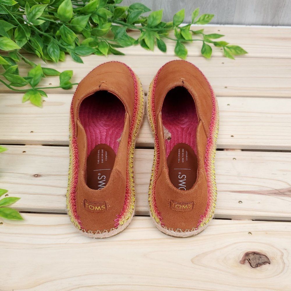 TOMS Esparto Suede Thread Espadrilles - Picture 9 of 14